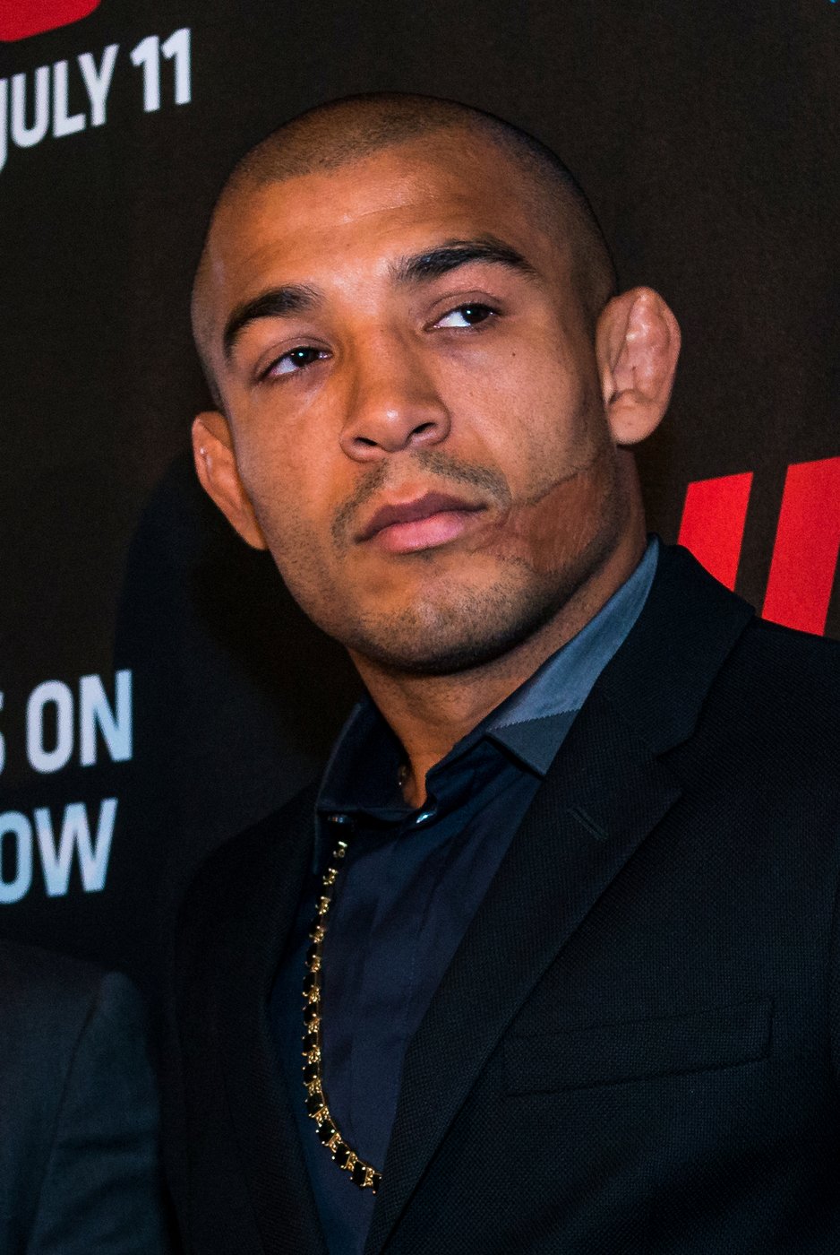José Aldo at the UFC 189 World Tour press event, London 2015